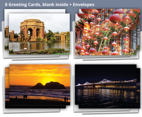 SF 49 Mile Drive Greeting Cards 8-pack