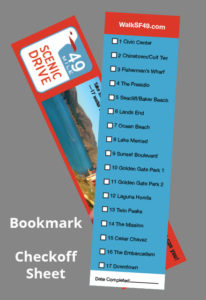 49 mile drive bookmark check-off